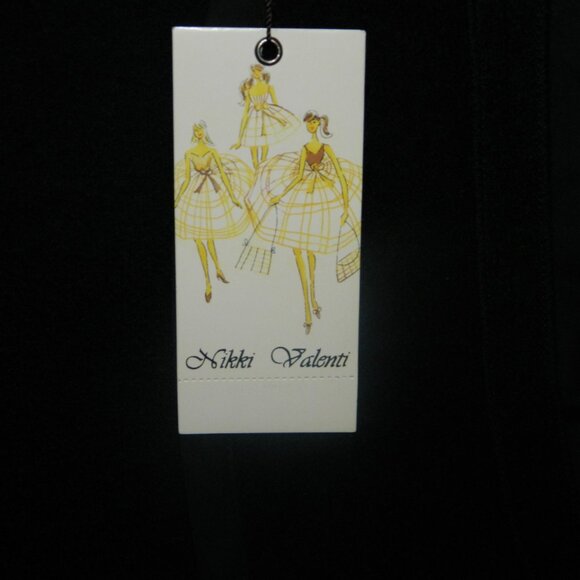 Nikki Valenti Wool & Ribbon Design Open Front Jacket Size L (P-31) - Picture 4 of 5